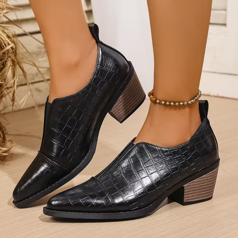 Botines  cuero mujer AMANSIO®